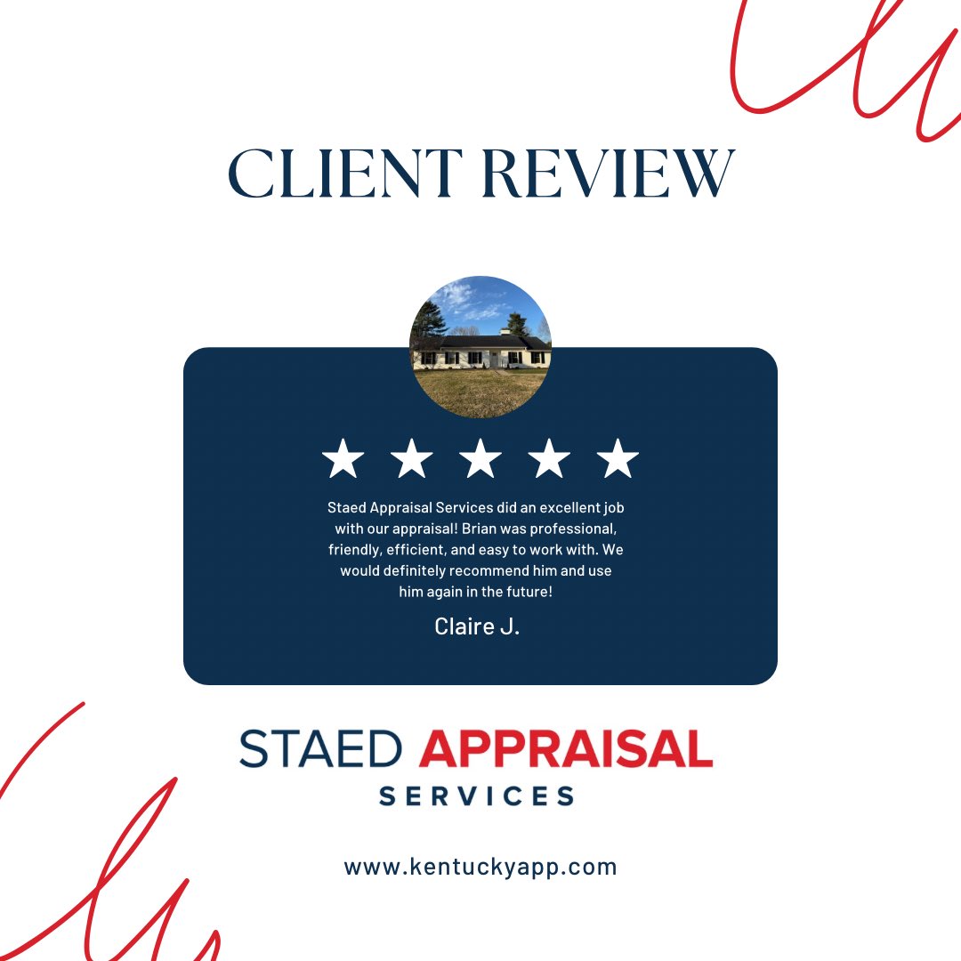 StaedAppraisal's tweet photo. Thank you, Claire! https://t.co/QPfSvBMzRC