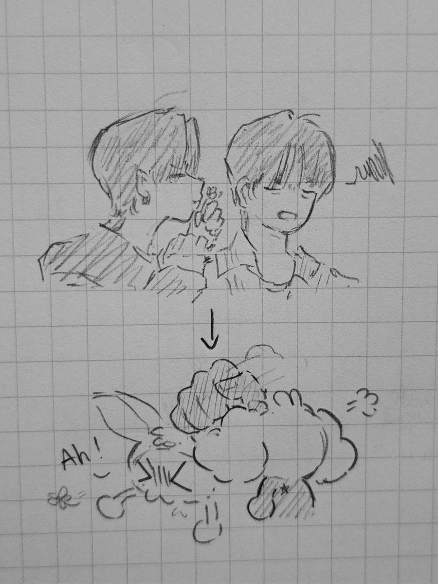 hlama117's tweet image. 🦊🧸&amp;gt;&amp;lt; 🤛💨
#YEONGYU #yeonbam #BEOMJUN #연밤
