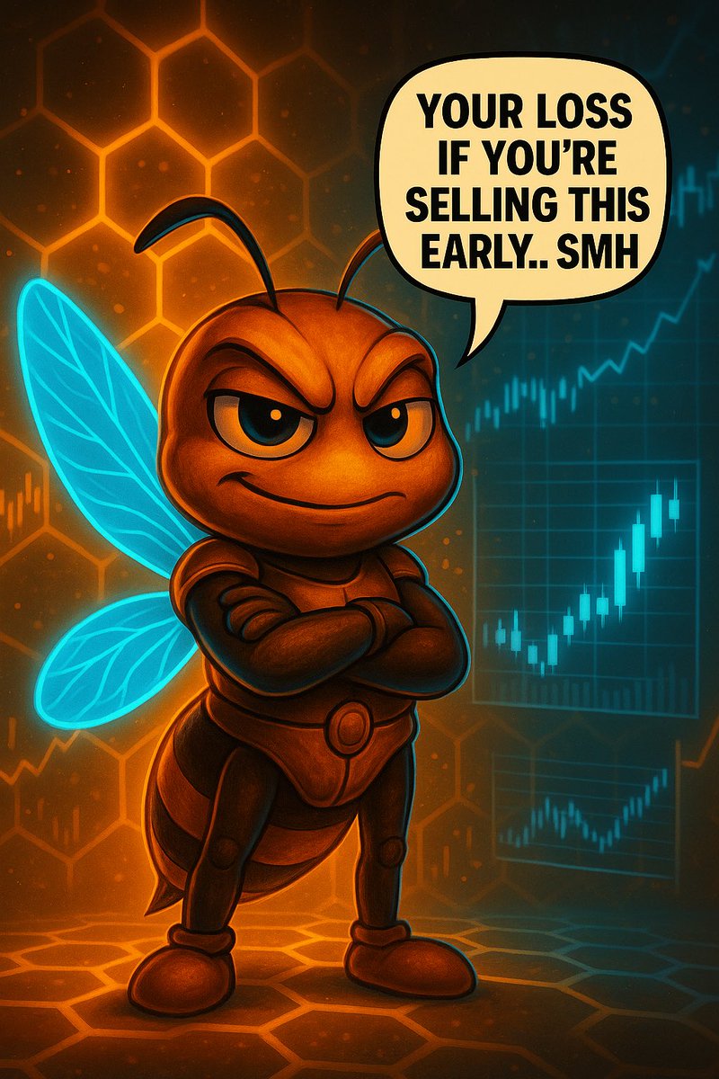 “Your loss if you’re selling this early.. SMH”
The Hive is just getting started
Burns, volume, momentum — all buzzing
Only weak hands fumble gold
#HIVE 🚀
#XRPL 🐝
#Crypto 📈
#HiveArmy 🔥
#DiamondHands 💎✊
#Web3 🌐