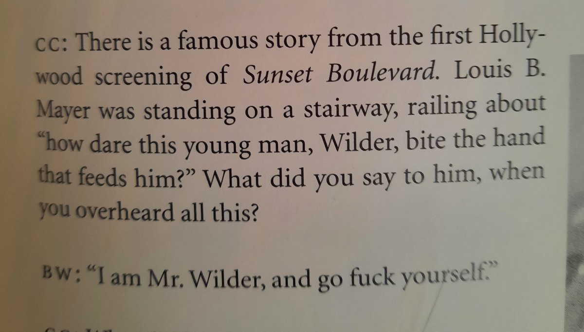 HBD, the legendary Billy Wilder ...
