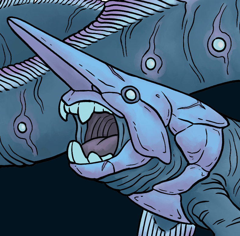 hecticelectron (@hecticelectron) on Twitter photo Such amazing art in Defy the Gods, not least in the bestiary. Here's part of <a href="/sheydgarden/">EZRA π ROSE</a>'s benthic vision of the #Leviathan β elements of coelacanth, goblin shark & dunkleosteus, but much bigger. See more of it at kickstarter.com/projects/hectiβ¦, live now. #swordandsorcery with #kissing Such amazing art in Defy the Gods, not least in the bestiary. Here's part of <a href="/sheydgarden/">EZRA π ROSE</a>'s benthic vision of the #Leviathan β elements of coelacanth, goblin shark & dunkleosteus, but much bigger. See more of it at kickstarter.com/projects/hectiβ¦, live now. #swordandsorcery with #kissing