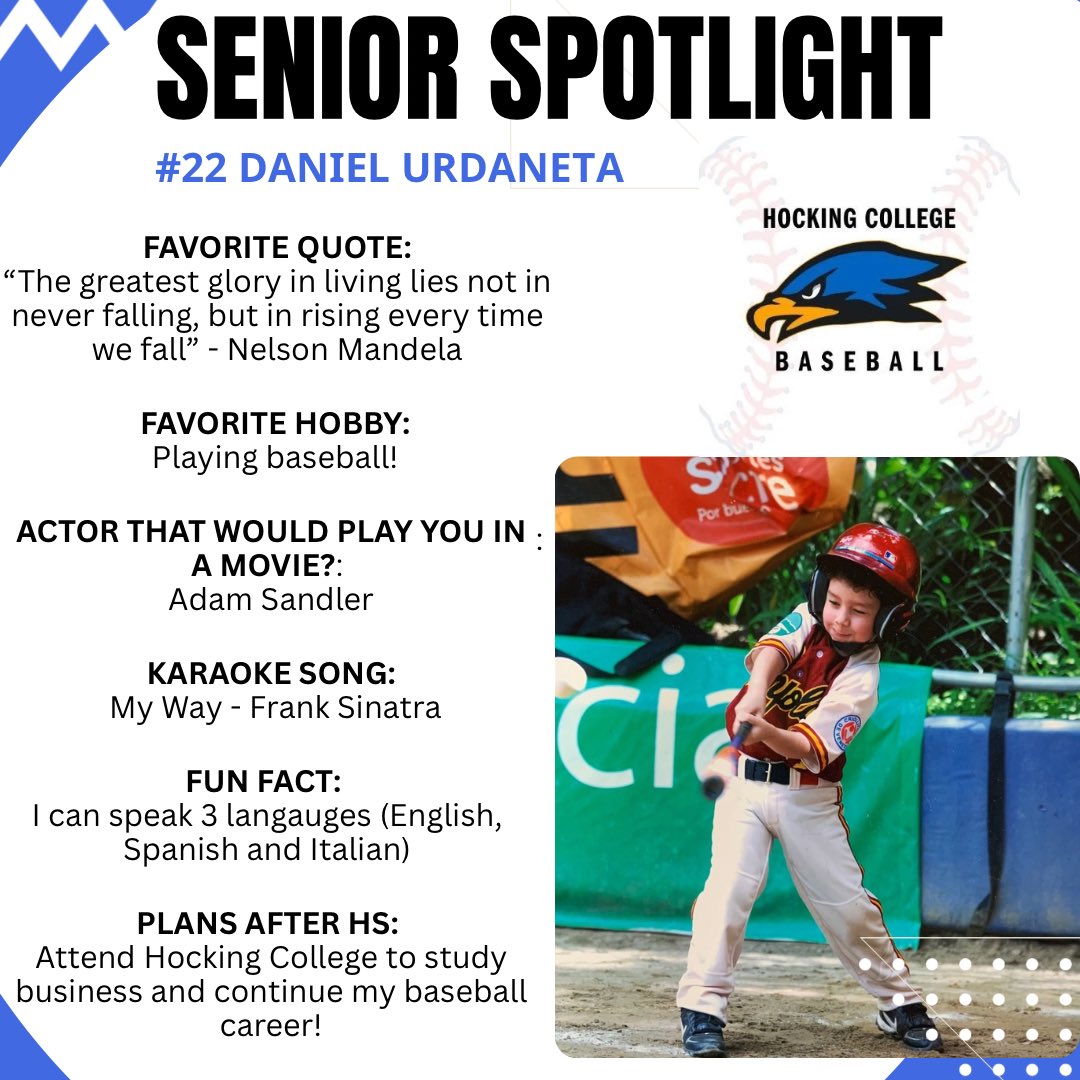 Senior Spotlight 2/12

Meet Daniel (Danny) Urdaneta!

Danny is a true go-getter. He gives 100% to everything he does. Danny has made everyone in our program a better person!