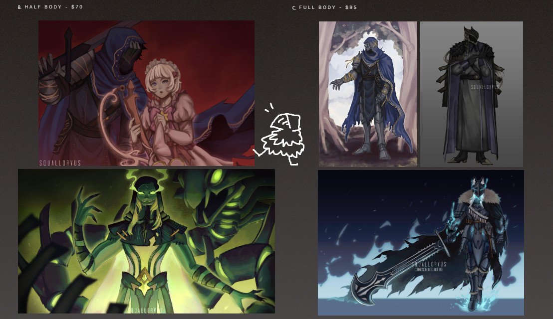 squallorvus's tweet image. I edited my commission carrd. Feel free to check!
Shares are appreciated.
squallorvuscomms.carrd.co
DM if interested, I'll give you my Discord username!
#commission #artcommission