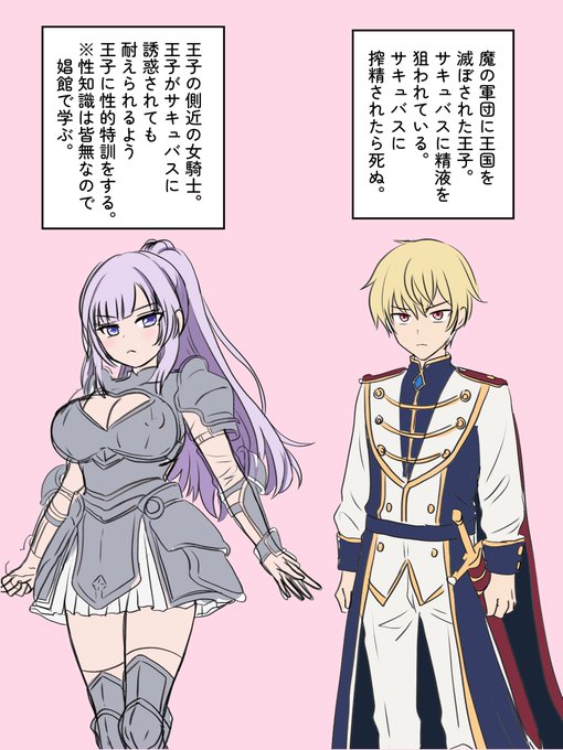 女騎士と王子の対サキュバス特訓 