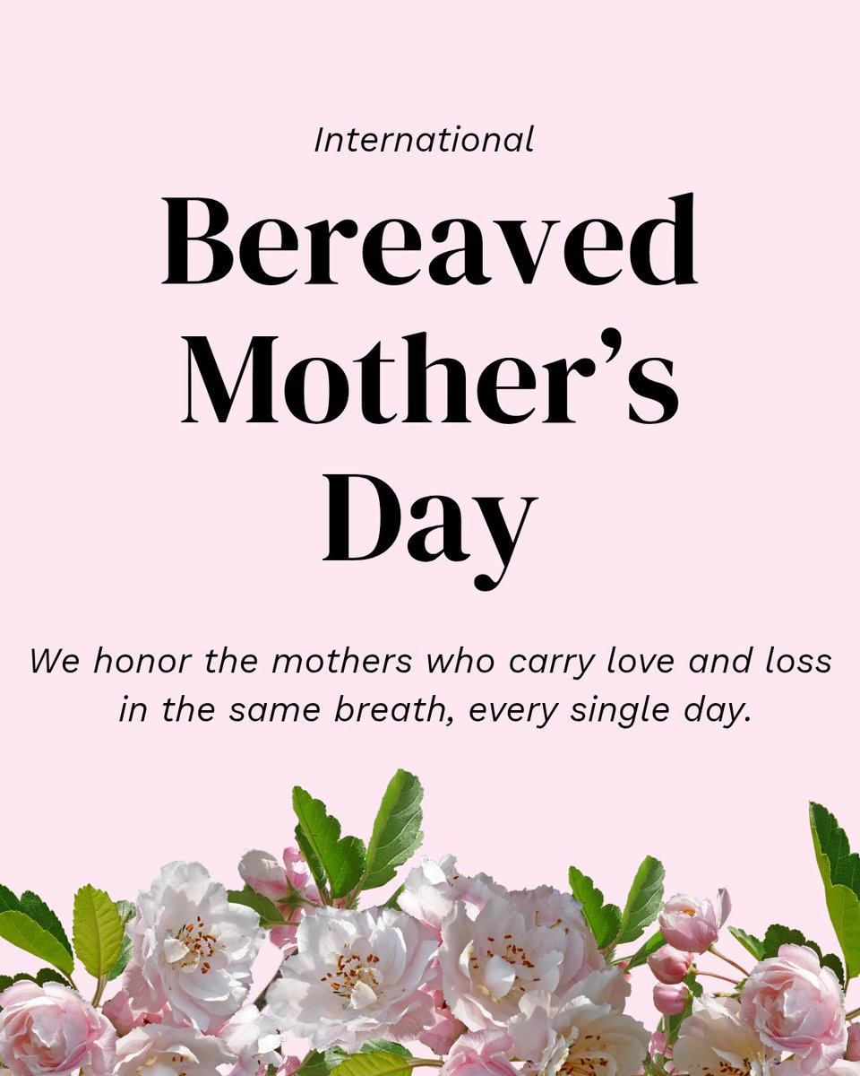 A mother’s love doesn’t end with loss. We are holding space today for every bereaved mom. We see you 💝