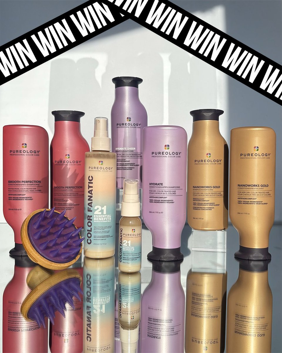 Cloud 10 Beauty (@cloud10beauty) on Twitter photo 🌟 WIN 🌟 Transform your haircare routine with a bundle of Pureology haircare goodies 😍 Pureology’s products will keep your hair looking radiant & healthy! 🌿
To enter ⬇️
✨ Like this post
✨ Tag a friend
✨ Follow <a href="/cloud10beauty/">Cloud 10 Beauty</a>
T&C’s Apply ❤️ 🌟 WIN 🌟 Transform your haircare routine with a bundle of Pureology haircare goodies 😍 Pureology’s products will keep your hair looking radiant & healthy! 🌿
To enter ⬇️
✨ Like this post
✨ Tag a friend
✨ Follow <a href="/cloud10beauty/">Cloud 10 Beauty</a>
T&C’s Apply ❤️