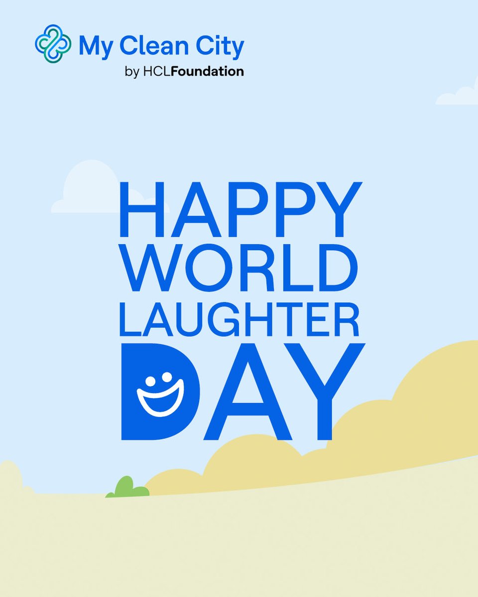 On this #WorldLaughterDay, let’s have some fun with these #TrashJokes while sharing a laugh and reaffirming our commitment to keeping our city clean!

#MyCleanCity #HCLFoundation #WorldLaughterDay #HCLTech
<a href="/HCL_Foundation/">HCLFoundation</a> <a href="/hcltech/">HCLTech</a>