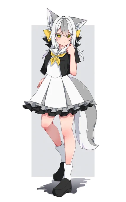 #ワンドロNEO ポーズ指定ワンドロブランシュちゃん 