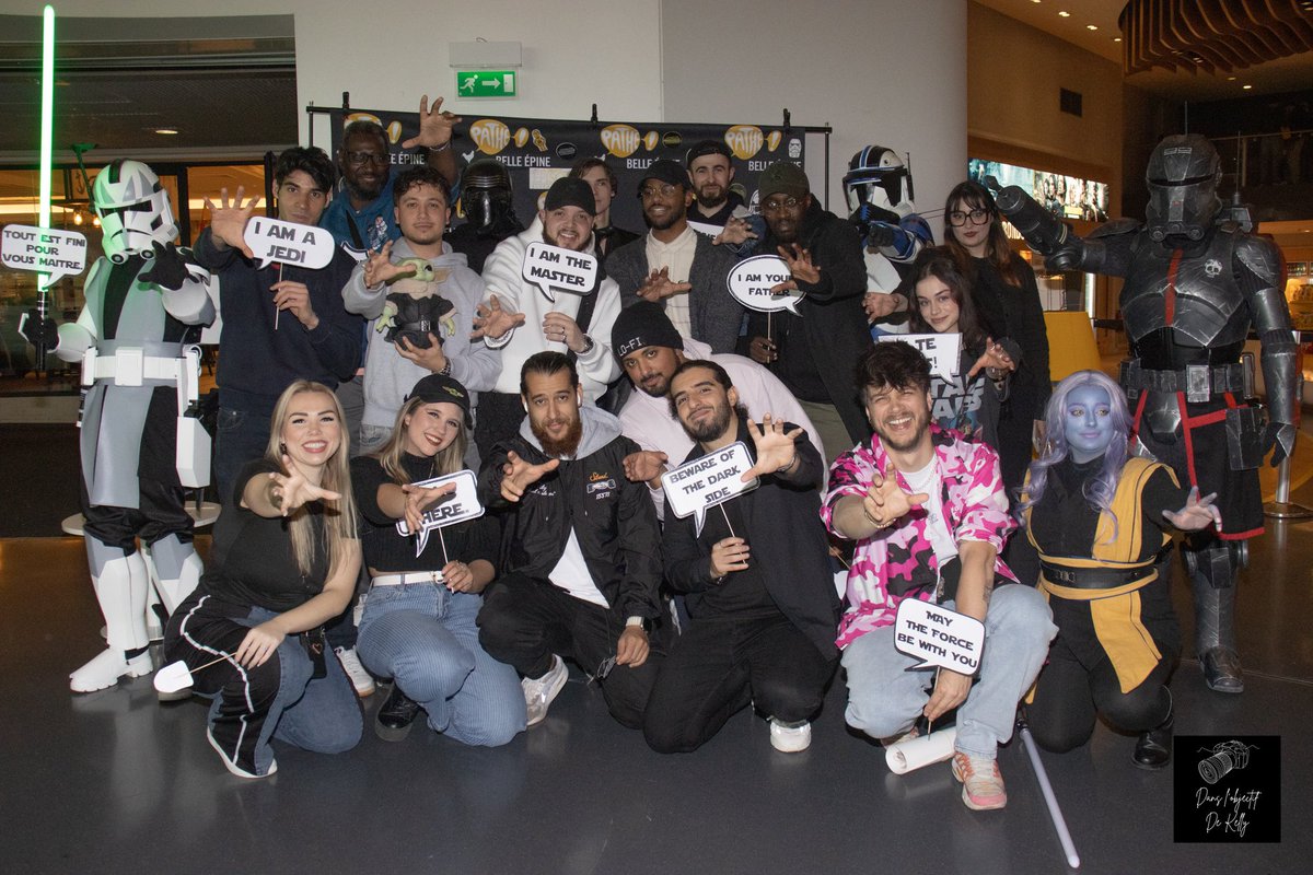 Souvenir de notre Événement Star Wars en collaboration avec le Pathé Belle Épine pour la ressortie de La Revanche Des Sith avec notre grande famille de la sphère cinéma ❤️ #StarWarsDay