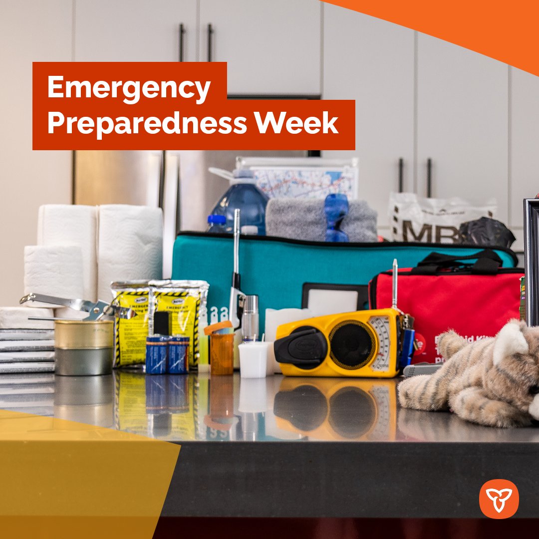 If you stay ready, you don’t have to get ready!  

May 4 to 10 is Emergency Preparedness Week. Do you know what to do in the case of an emergency?  

From preparing an emergency kit to making sure your home is FireSmart, learn more at ontario.ca/EmergencyPrepa….
