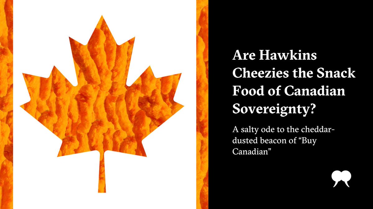To Simon Thibault, Canadian-made company Hawkins is much like the country itself: low key. In true Canadian fashion, Cheezies are often found on the bottom or top shelves of grocery aisles, shirking attention. But Hawkins doesn’t need to pay-to-play. thewalrus.ca/hawkins-cheezi…