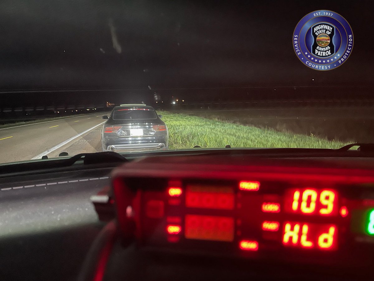 🚨PUBLIC SAFETY ALERT🚨

Last night a driver was stopped by one of our Troopers in SWK for traveling 109 MPH in a posted 65 MPH zone. The individual was found to have a Breath Alcohol Concentration (BrAC) of a .169. That is more than twice the legal limit. 
🚗💨   🚓
#khp #Kansas