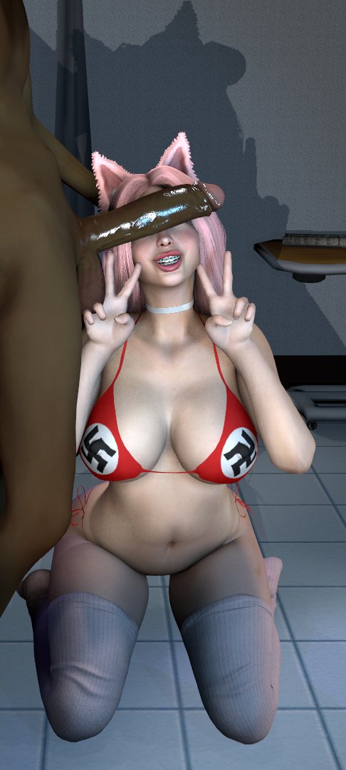 BlackedVAM's tweet photo. Nazi girls love worshipping #BBC and getting #BLACKED ! Belle Delphine can't wait to surrender herself to a superior BLACK cock. https://t.co/coF8oP8iHY