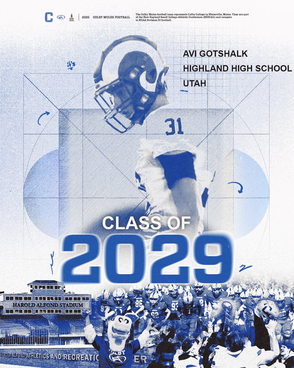 Colby Football (@colby_football) on Twitter photo Welcome to the Hill, Avi!
🐴: Avi Gotshalk
🏠: Highland High School, UT
#MULEMADE Welcome to the Hill, Avi!
🐴: Avi Gotshalk
🏠: Highland High School, UT
#MULEMADE