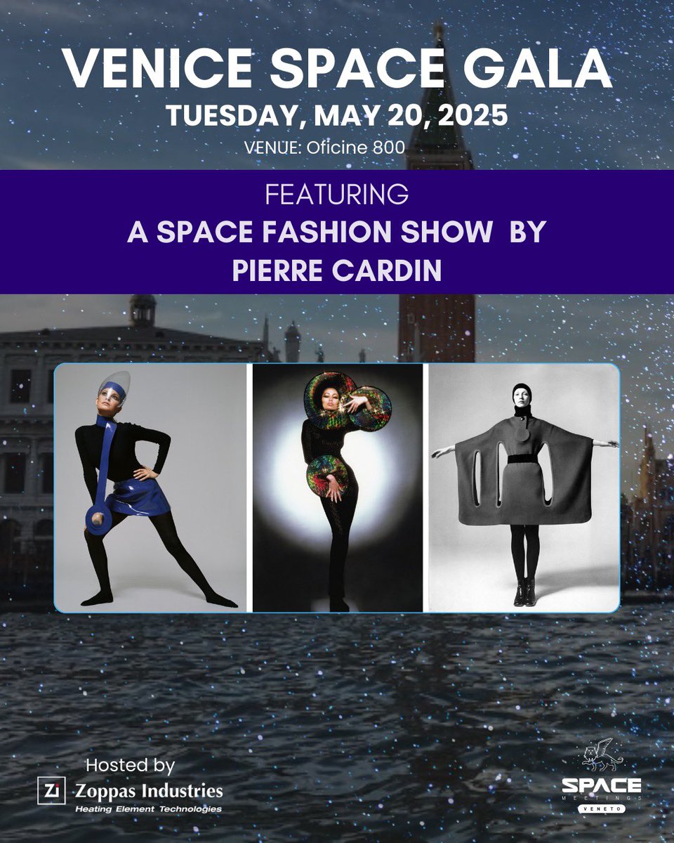 Christina Korp (@xtina_korp) on Twitter photo Join us in VENICE, Italy for for Inaugural Italian Space Awards at the VENICE SPACE GALA! Honoring Italian astronaut <a href="/WalterVilladei/">Walter Villadei</a> and Massimo Comparini
Tuesday, May 20, 2025
Tix & info: spaceforabetterworld.com/venice-space-gโฆ Join us in VENICE, Italy for for Inaugural Italian Space Awards at the VENICE SPACE GALA! Honoring Italian astronaut <a href="/WalterVilladei/">Walter Villadei</a> and Massimo Comparini
Tuesday, May 20, 2025
Tix & info: spaceforabetterworld.com/venice-space-gโฆ