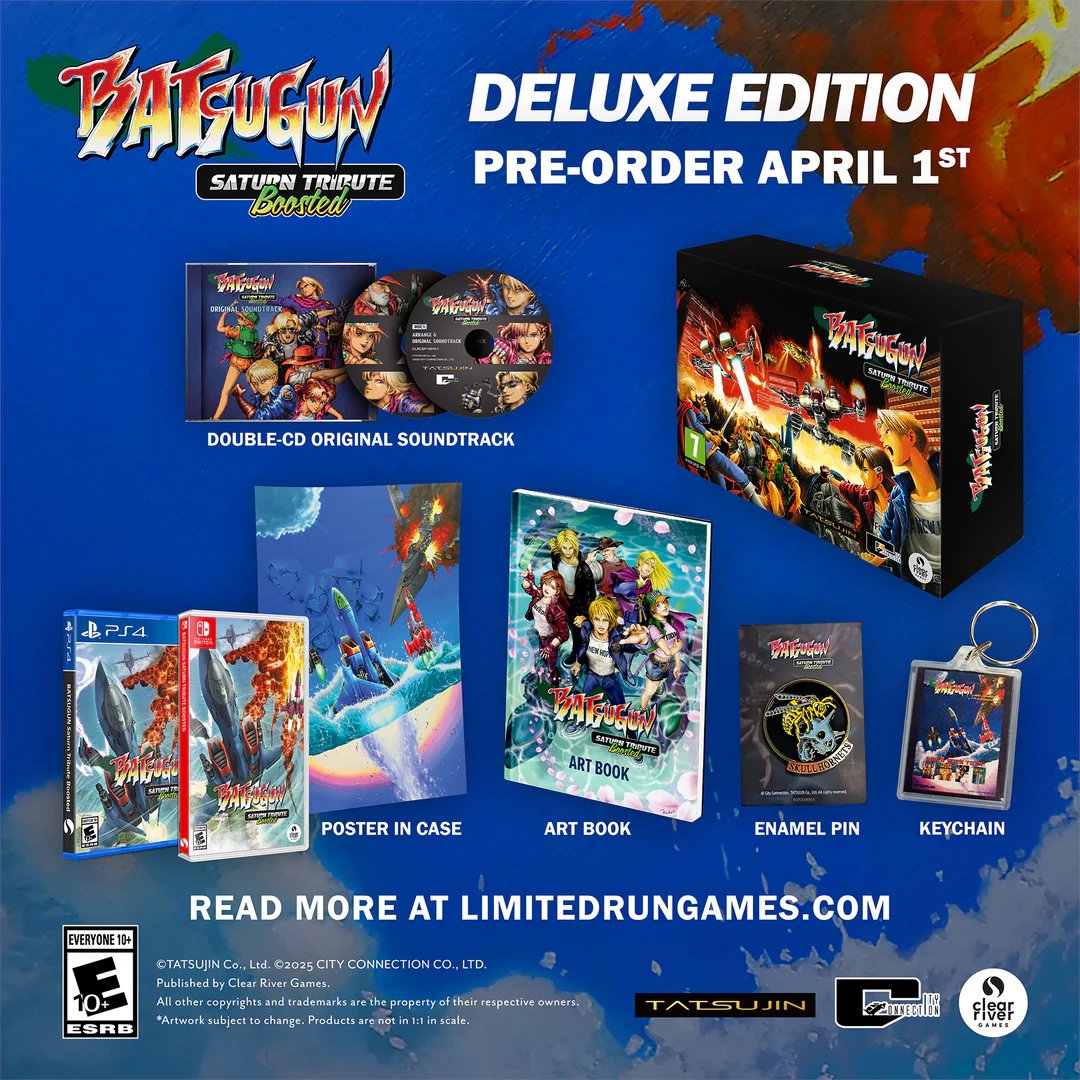Last chance to pre-order BATSUGUN Saturn Tribute Boosted (Switch, PS4, Deluxe Edition / Standard) at Limited Run Games lbabi.nz/rkkRtS #ad