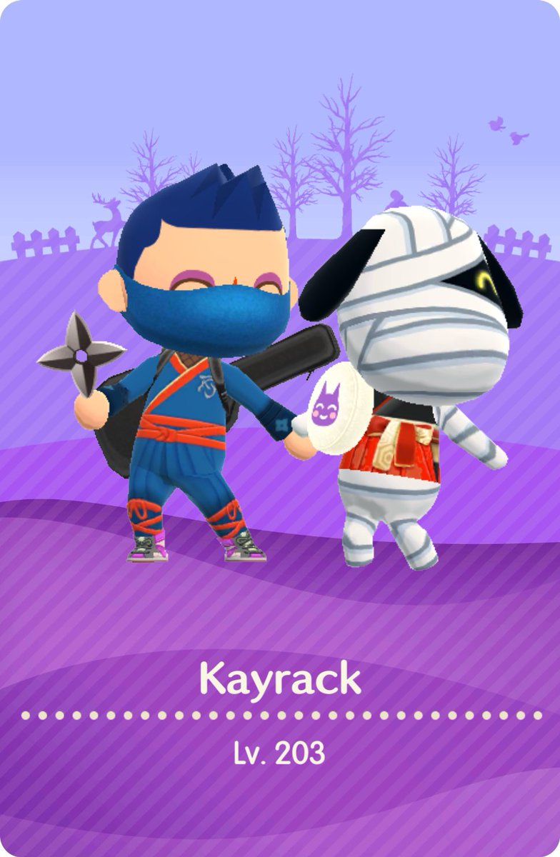 Kayrack's tweet image. #AnimalCrossing #AnimalCrossingPocketCampComplete #CamperCard