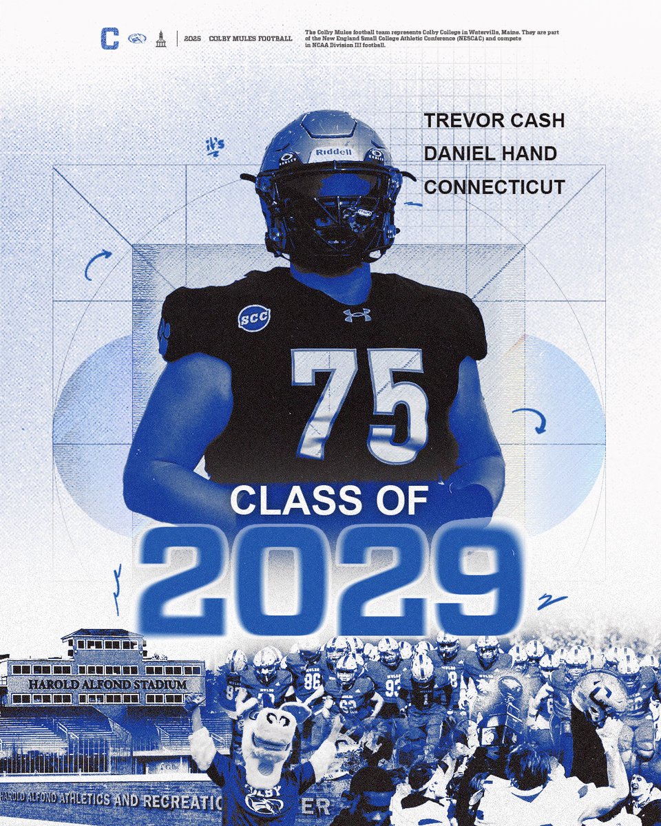 Colby Football (@colby_football) on Twitter photo Welcome to the Hill, Trevor!
🐴: Trevor Cash
🏠: Daniel Hand High School, CT
#MULEMADE Welcome to the Hill, Trevor!
🐴: Trevor Cash
🏠: Daniel Hand High School, CT
#MULEMADE
