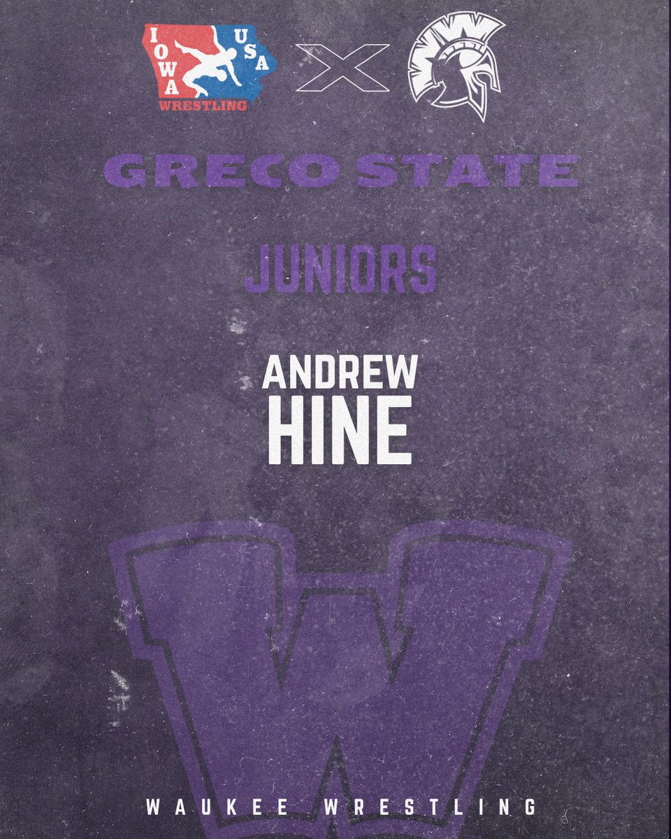 Andrew Hine is competing again today for Greco State 

#GoWarriors