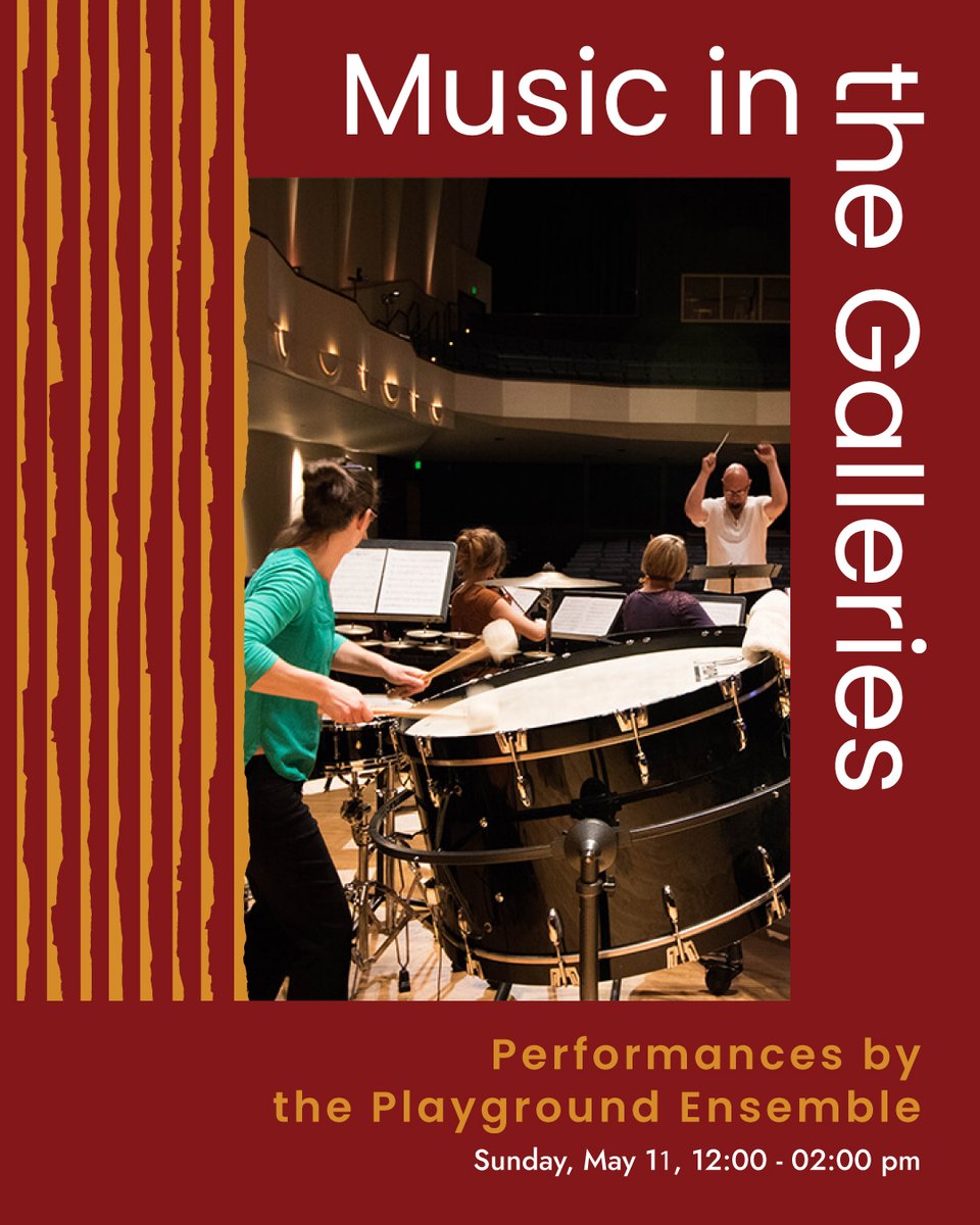 🌷 Celebrate Mother’s Day with music at the Clyfford Still Museum! 🎶

Join us next Sunday, May 12, for Music in the Galleries featuring live performances by The Playground Ensemble along with a hands-on activity for kids.

Performances at 12pm and 1pm

clyffordstillmuseum.org/events/music-i…