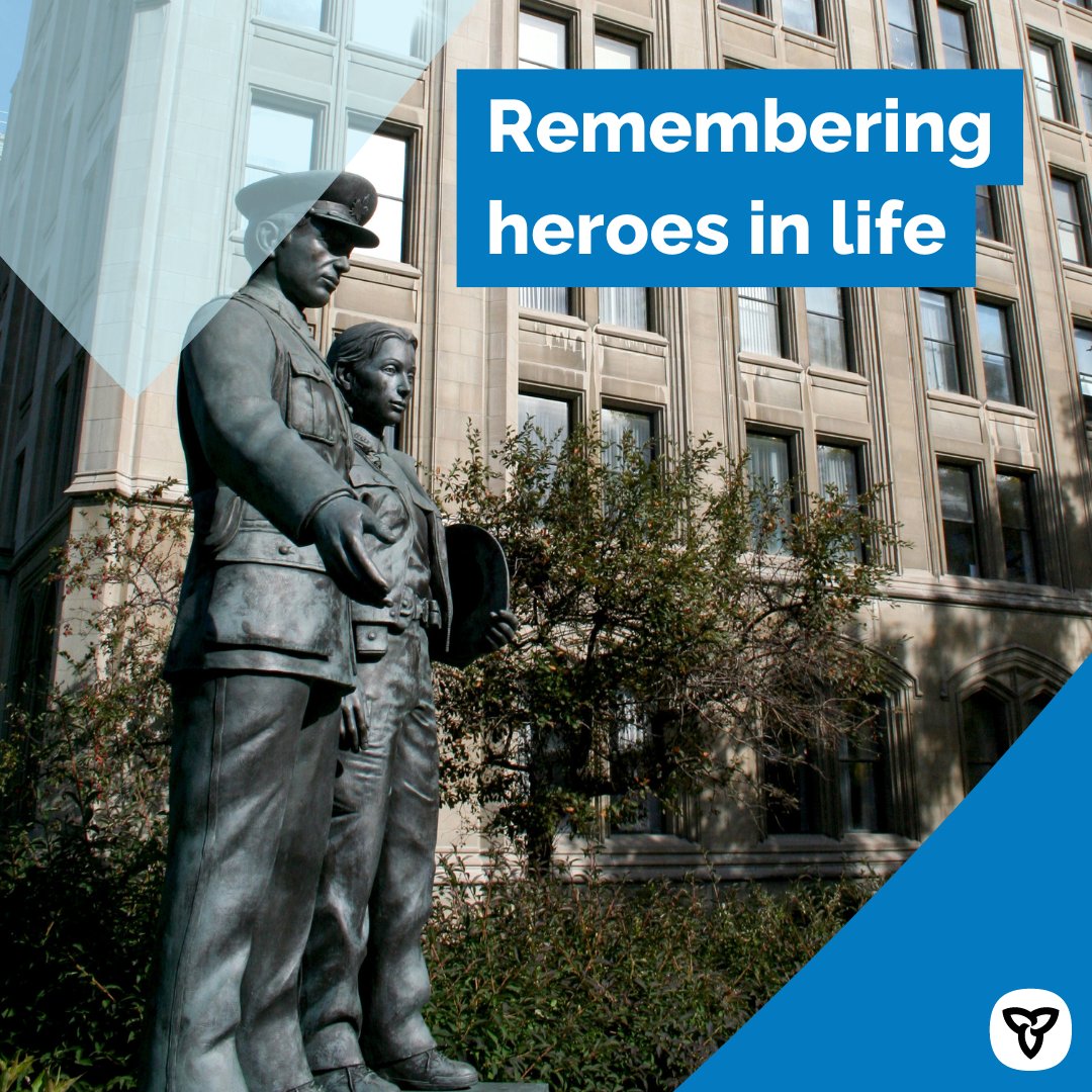 Today, we honour Ontario’s police officers who have fallen in the line of duty at the Ontario Police Memorial Foundation Ceremony of Remembrance.

We stand together to remember the bravery and service of those who made the ultimate sacrifice to protect our province. #HeroesInLife