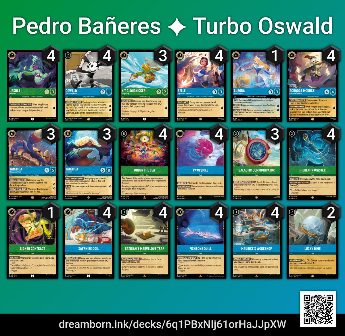 Probamos ayer en el primer Store Championship en <a href="/mtgtempeststore/">Tempest Store</a> .

Probé Aurora pero aunque buena no me gusta(muy tediosa de resolver y me aburria)

Caimos en semis pero muy contento con el deck, con el cual sigo cometiendo errores por lo que aun queda margen de mejora.