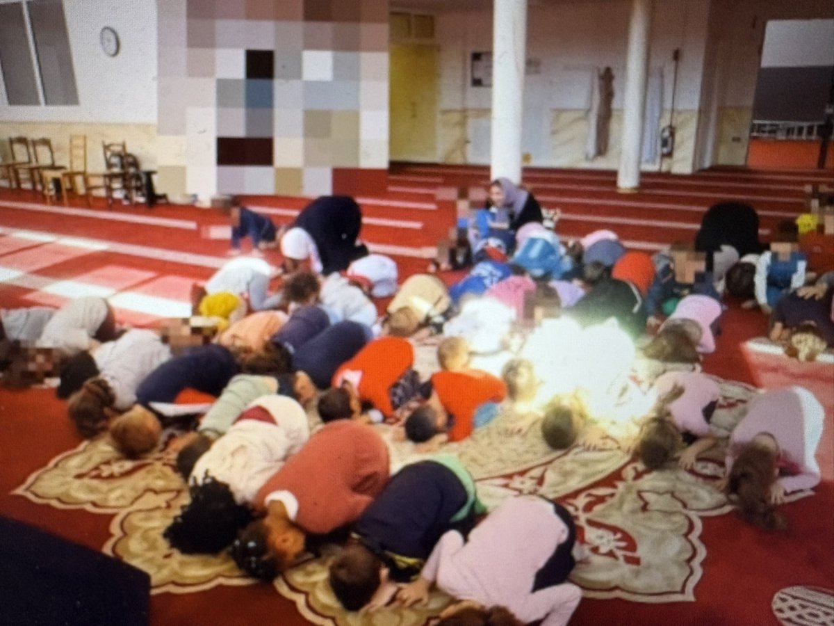 de_cesare33132's tweet photo. #PrayingAllah #ItalianChildren #EuropeSubmission #GaddafiPrediction
Look at this photo. It was taken in a small town in Northern #Italy. Children from a #CatholicSchool kneeling in a #MuslimMosque.
They had been taken to the mosque to #PrayAllah for peace. Excellent intention. #PeaceFirst.
But have you ever seen Muslim children taken to a church to #PrayChrist on the cross?
What is it? Dementia or submission?
The process of #EuroIslamization is proceeding. #Gaddafi had predicted it before being killed in the stupid war launched by #Obama and #Sarkozy.
The Libyan dictator said: we will conquer Europe with a #SurrenderedEurope and with #OurWomenWombs.
Exactly what is happening.