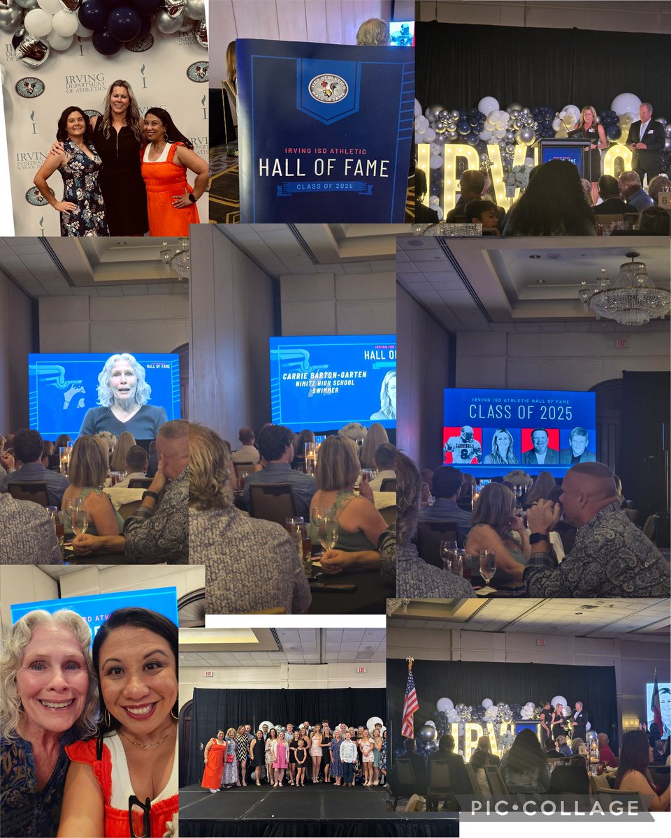 Congrats to <a href="/NimitzVikings/">Nimitz High School</a> alumna <a href="/carriegarten/">Carrie Barton-Garten</a>, 2025 <a href="/IrvingISD/">Irving ISD</a> #HOF inductee! Honored to have nominated this humble, hardworking Olympian. Thanks to <a href="/Lady_Bobcats/">LadyBobcatAthletics</a> for the intro &amp; to <a href="/natastewie/">Natasha Stewart</a> + <a href="/IISDAthletics/">Irving ISD Athletics</a> for hosting at the Sheraton. Best part: meeting her proud mom!