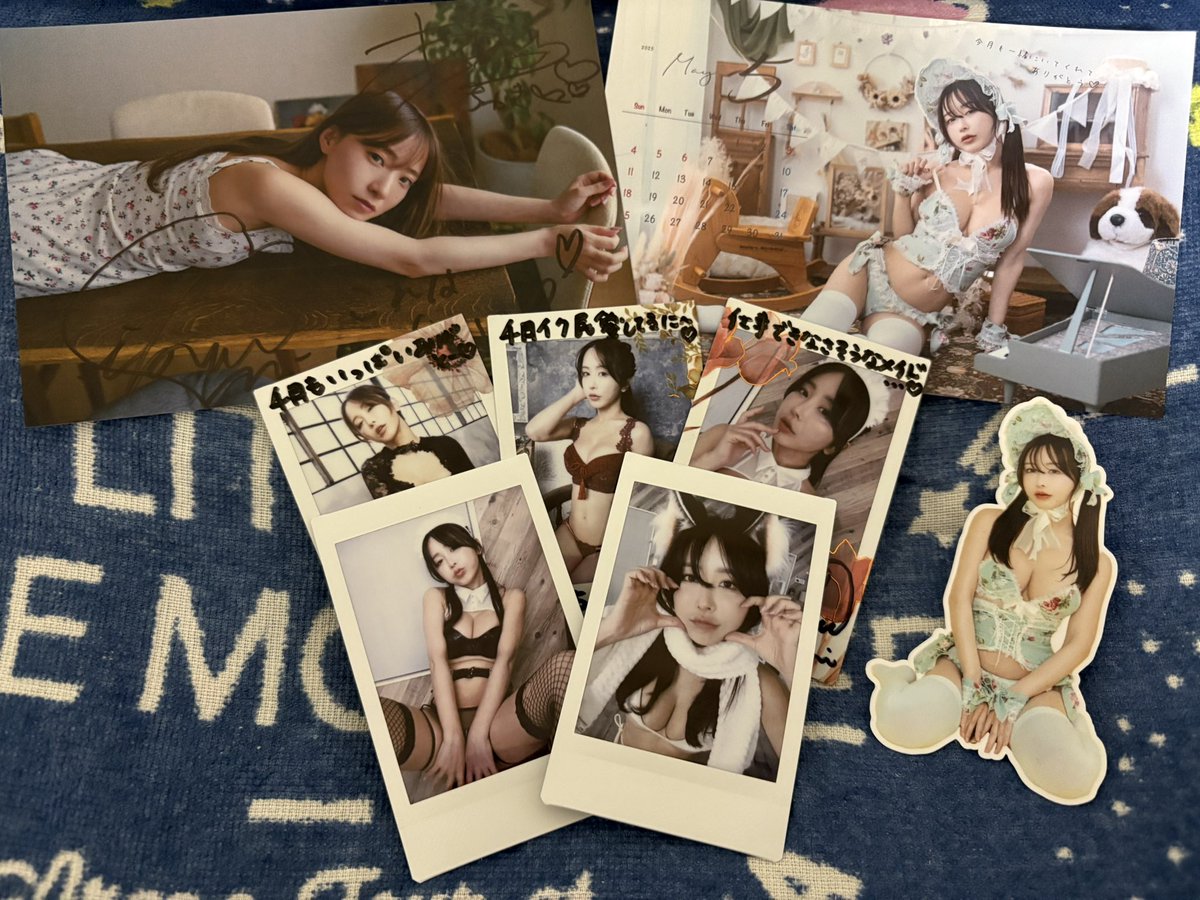 本日届きました！ファンティアチェキ！
語尾「に〜」頂きました！🥰

あぷさんのポストカードも封入されててラッキーだぜい！👍

購入特典のステッカー可愛すぎます！

毎回素晴らしいチェキありがとうございます😊今月も楽しくなりそうです！

@193iKkyu3 #いくみ管理部　#いく民 https://t.co/QXyQKcq0tJ