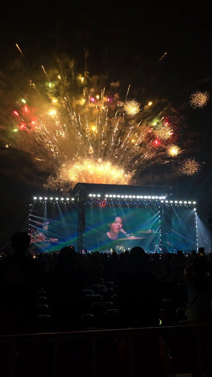 riembebe's tweet image. fireworksnya bikin makin aku mixed feeling ❤️ wishlist wonpil terpenuhi ❤️