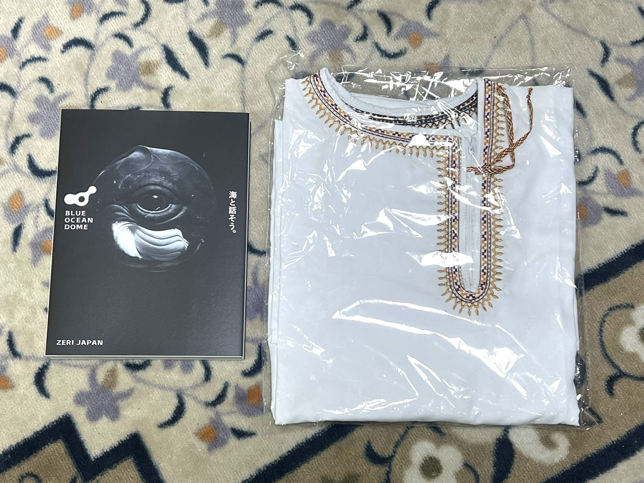 大阪　関西　万博　トルクメニスタン　民族衣装　シャツ　トルクメニスタン館　新品 大阪 関西 万博 トルクメニスタン 民族衣装 シャツ