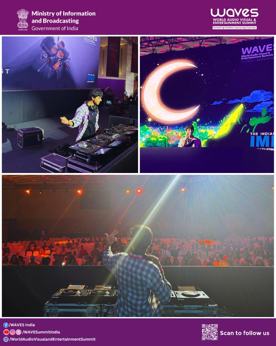 WAVES India (@wavesummitindia) on Twitter photo Beats dropping, lights flashing, and energy through the roof on the closing day of #WAVES2025.
#WAVES #WAVESIndia #CreateinIndiaChallenge #WAVESummit #WAVESummitIndia
<a href="/imicharts/">IMI Charts</a> Beats dropping, lights flashing, and energy through the roof on the closing day of #WAVES2025.
#WAVES #WAVESIndia #CreateinIndiaChallenge #WAVESummit #WAVESummitIndia
<a href="/imicharts/">IMI Charts</a>