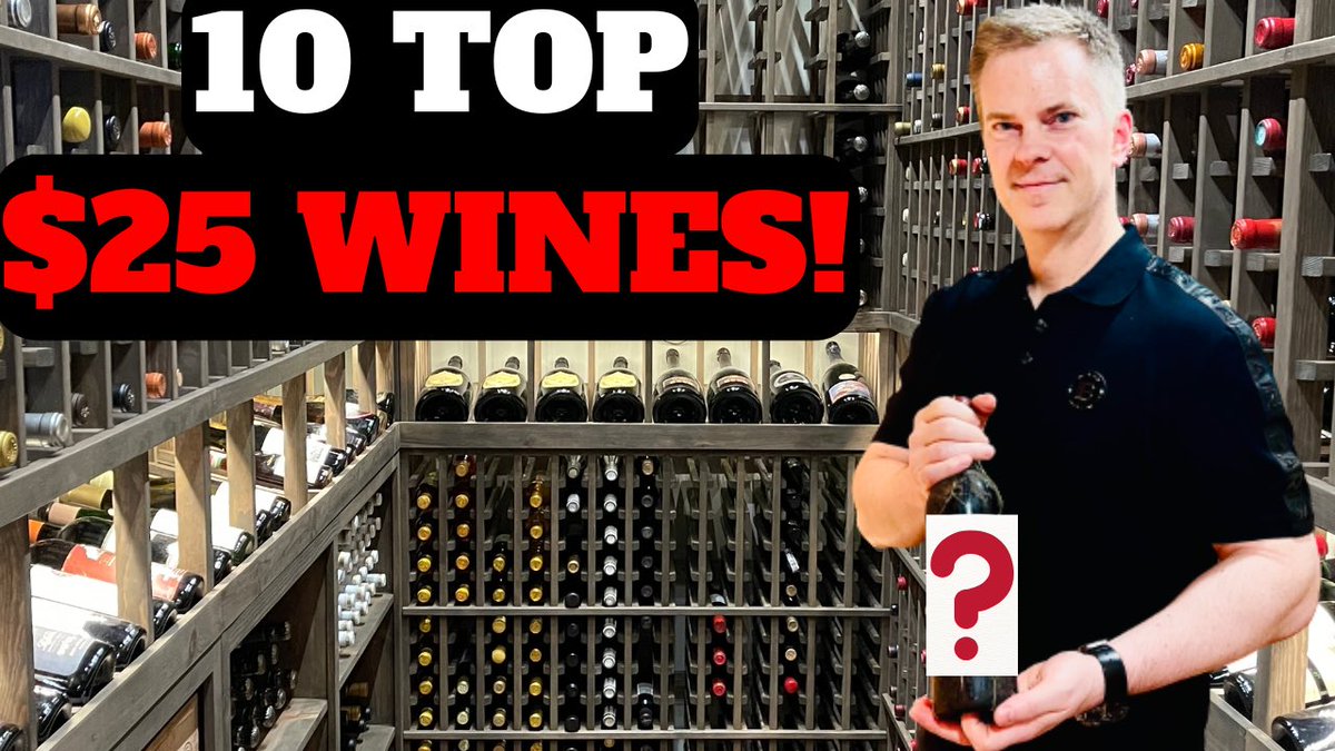 Now playing!

10 AMAZING Wines Under $25 You Need to Try RIGHT NOW!
youtu.be/SrxJ4K4YNk4