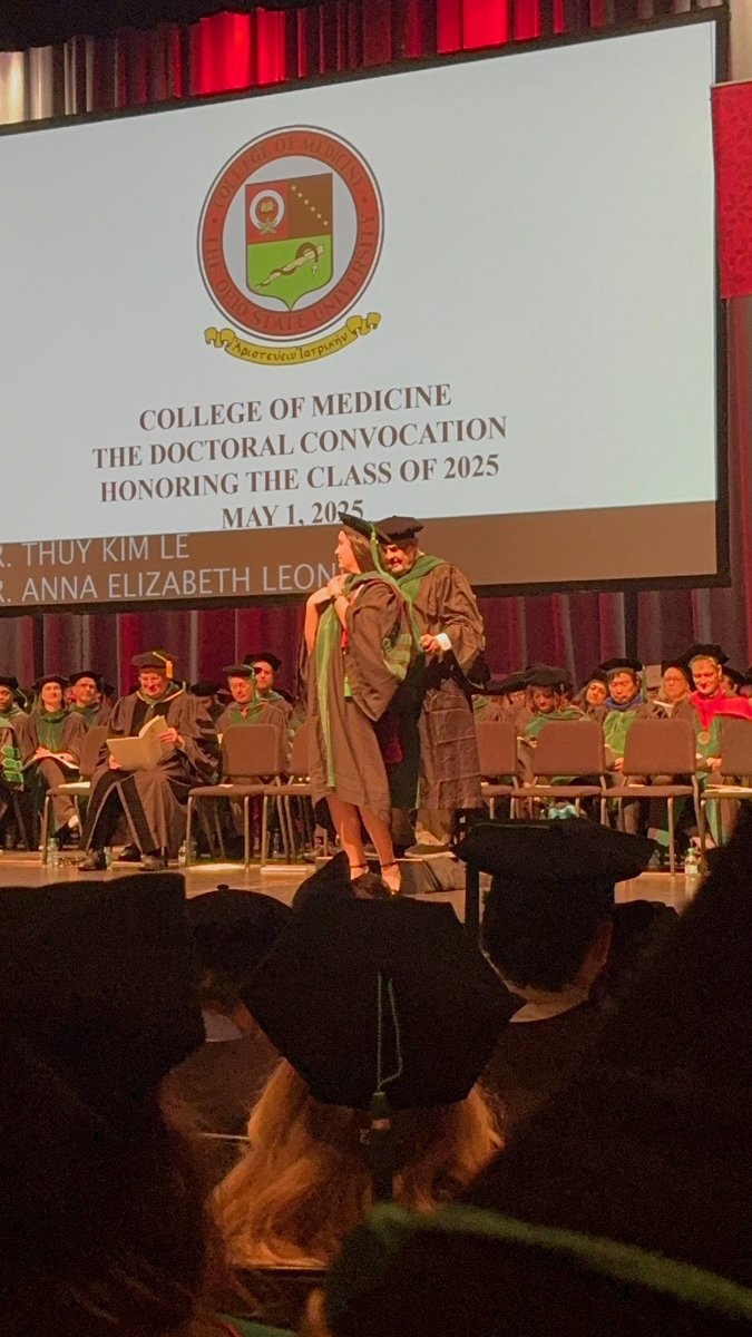 Full circle that today (official university commencement day) is the anniversary of me getting off the waitlist for OSUCOM! An amazing and formative four years with wonderful people, and it was truly special to be hooded by my grandfather on Thursday. Officially Dr. Anna Leone!