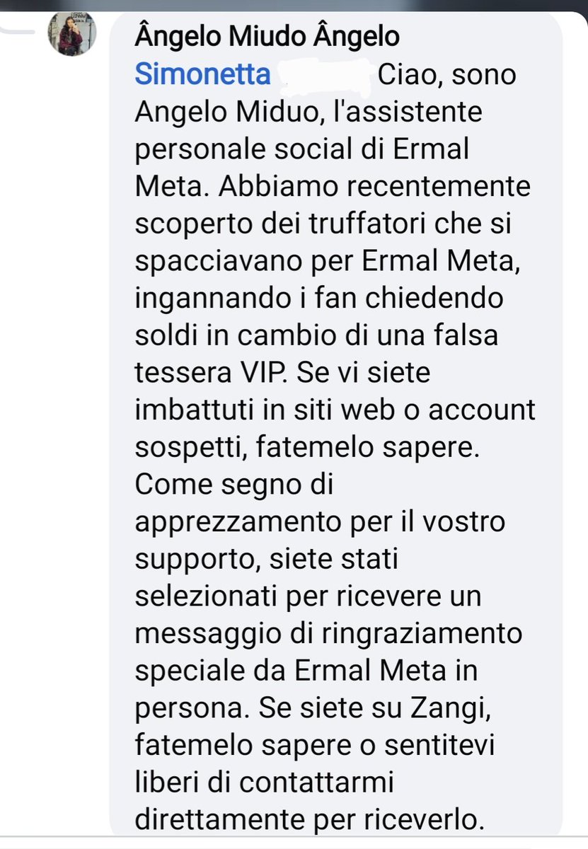 lasimo_66's tweet photo. Pure l' assistente personale social ora 🙄🙄....'gnaafòppiù ...😓😓😤😤 #fake #bastaaaaaaa https://t.co/Mt866GoyJ6