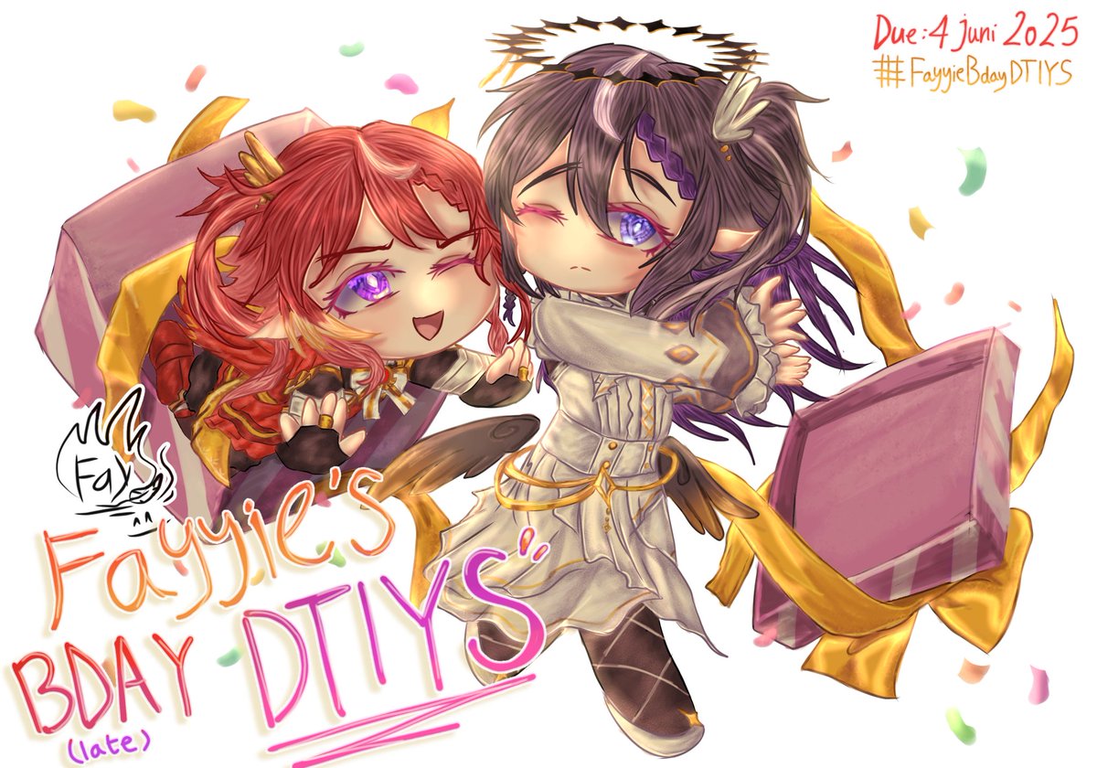 Masuk4ngiN_'s tweet image. Fayyie's Bday DTIYS (late) 🎉

YAHOO! I'm hosting my first DTIYS for my birthday :D followers, non followers, mutuals, locals and international is free to join! 

Rules, refs and deadline can be seen on thread below ^^
((see ALT if you want translation)) 🍃
#FayyieBdayDTIYS