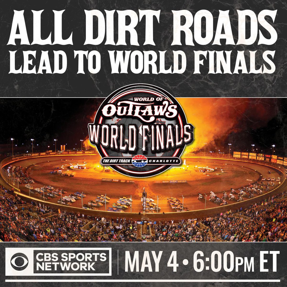 World of Outlaws World Finals (@worldfinals) on Twitter photo Did you miss π΄ππ π·πππ‘ π
ππππ πΏπππ π‘π πππππ ππ ππ’π‘πππ€π πππππ πΉπππππ on CBS?
You have another chance to watch it tonight! The docu-special will air on <a href="/CBSSportsNet/">CBS Sports Network</a> at 6 p.m. ET. Did you miss π΄ππ π·πππ‘ π
ππππ πΏπππ π‘π πππππ ππ ππ’π‘πππ€π πππππ πΉπππππ on CBS?
You have another chance to watch it tonight! The docu-special will air on <a href="/CBSSportsNet/">CBS Sports Network</a> at 6 p.m. ET.