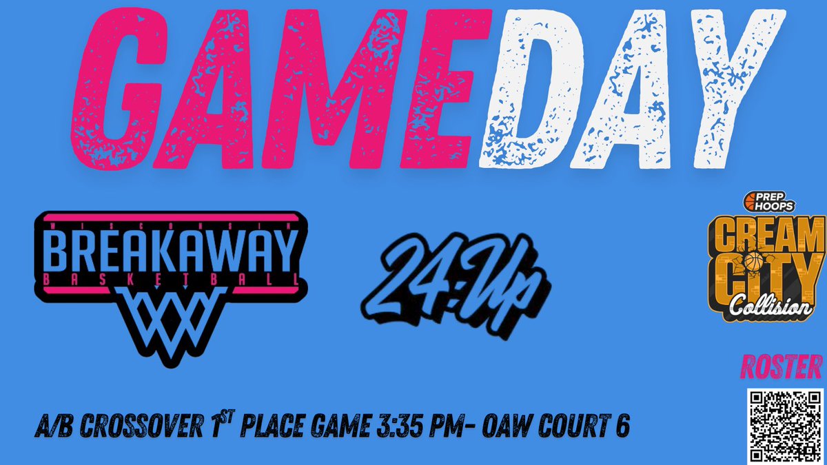 Wisconsin Breakaway (@wibreakaway) on Twitter photo Time for game #4 at <a href="/PHCircuit/">Prep Hoops Circuit 🏀</a> Cream City Collision. We play a very good 24:UP UA Rise Team at 3:35 for an A/B Pool #1 Crossover Matchup!
#BreakawayBuckets Time for game #4 at <a href="/PHCircuit/">Prep Hoops Circuit 🏀</a> Cream City Collision. We play a very good 24:UP UA Rise Team at 3:35 for an A/B Pool #1 Crossover Matchup!
#BreakawayBuckets