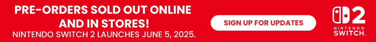 GameStop saying they have officially sold out of Nintendo Switch 2 pre-orders in-store and online lbabi.nz/qJSSVM