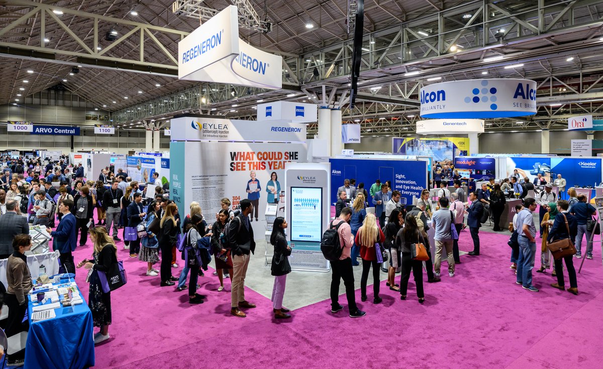 The #ARVO2025 Exhibit Hall (Lower Concourse) is open! Drop by daily (up to 5pm) to visit our exhibitors, check out new technology and network. Or stop by <a href="/ARVOinfo/">ARVO</a> Central with your questions, or to pick up some cool Meeting souvenirs.
#ophthalmology #VisionResearch