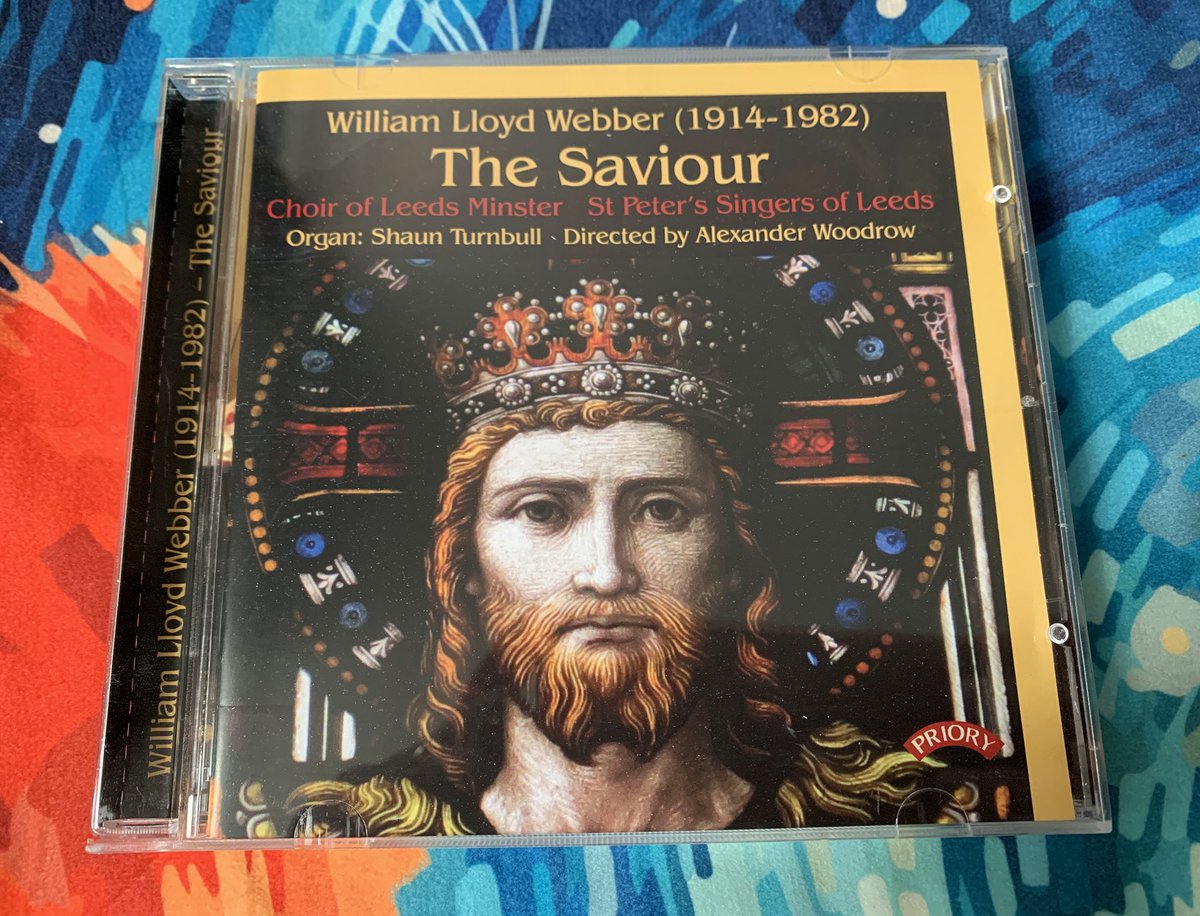 RuthLStrydom's tweet image. I’m so very proud to be a member of the choir of @LeedsMinster. Following this morning’s service we were given a copy of our newly released CD - The Saviour, composed by William Lloyd Webber.
@OfficialALW @JLloydWebber
@prioryrecords
