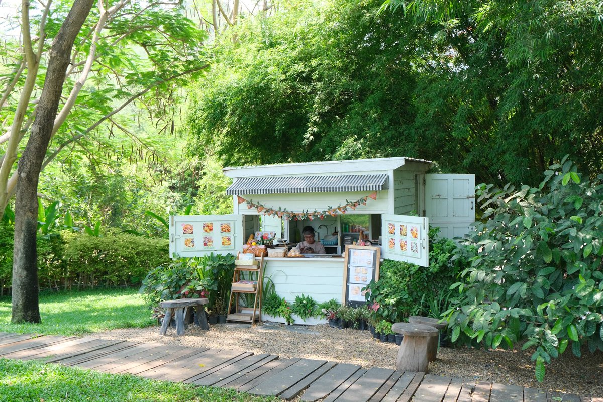 มาแล้วอยากมาซ้ำ บรรยากาศดีมาก แบบมากๆอะ 🌳🍃#mulberrymellow #saraburi #cafe