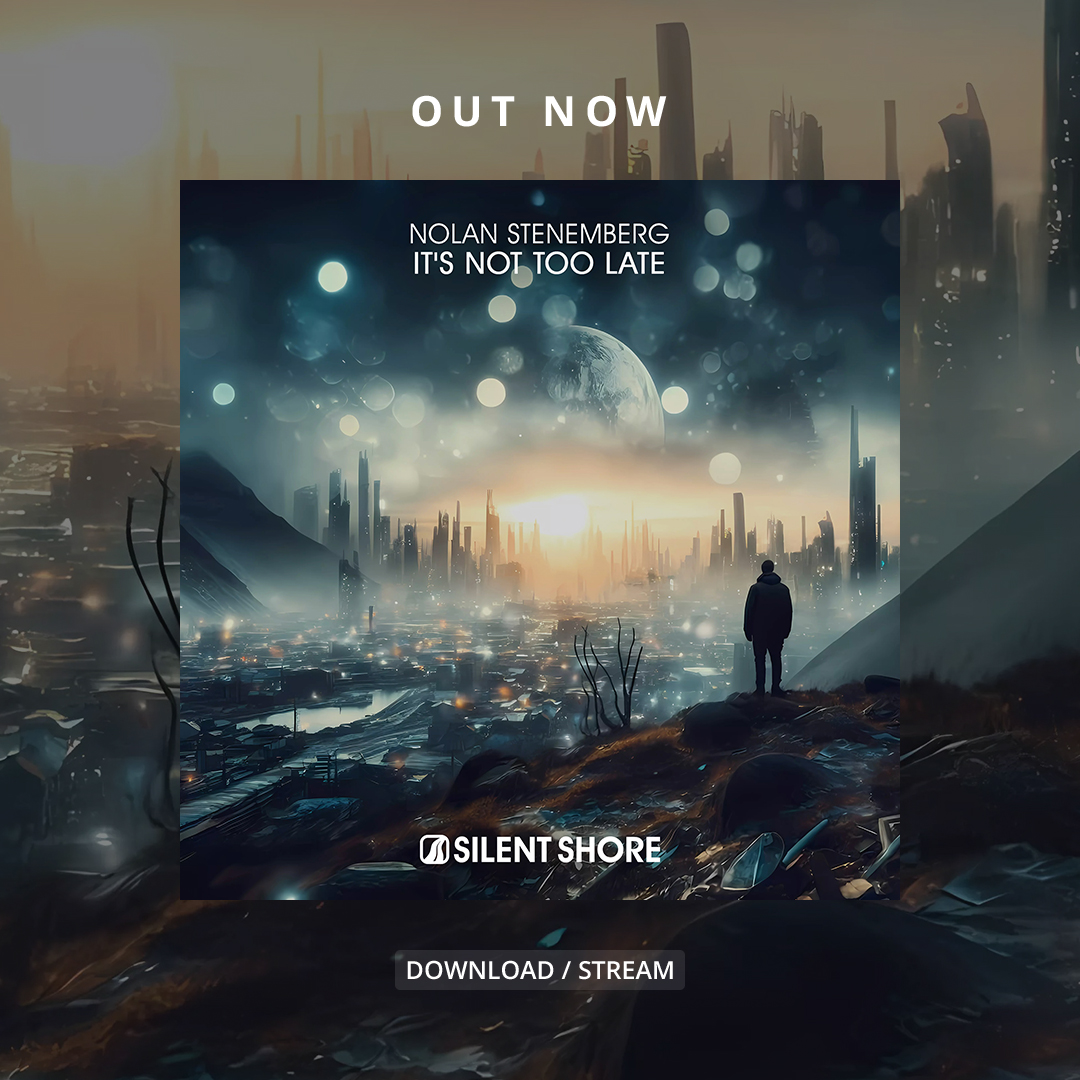 Mesmerizing synths, driving beats and charming vocals will lift your spirit!
OUT NOW! Nolan Stenemberg – It’s Not Too Late.
Play/Download: ffm.to/ssr446
