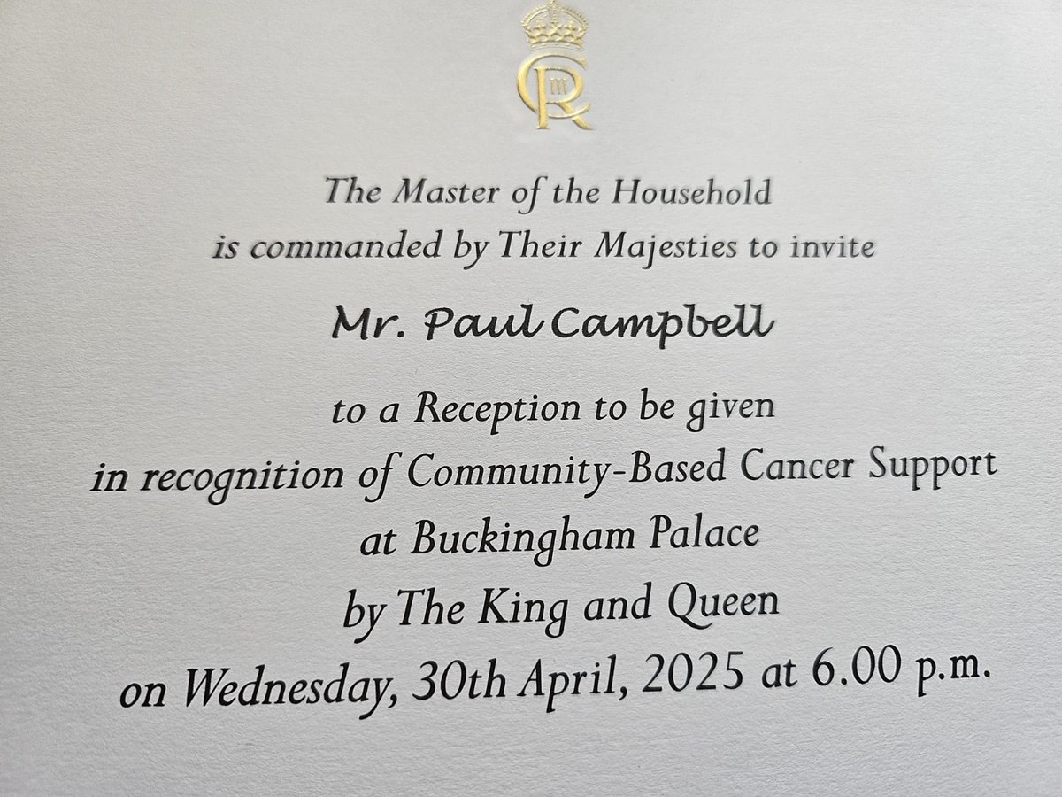 Cancer Black Care (@cancerblackcare) on Twitter photo An incredible honour for <a href="/CancerBlackCare/">Cancer Black Care</a> to attend the Royal Reception at Buckingham Palace, celebrating the power of community impact.
Proud to stand among fellow advocates making a difference in cancer support.
#CancerSupport #GlobalImpact #TeamCBC #RoyalRecognition An incredible honour for <a href="/CancerBlackCare/">Cancer Black Care</a> to attend the Royal Reception at Buckingham Palace, celebrating the power of community impact.
Proud to stand among fellow advocates making a difference in cancer support.
#CancerSupport #GlobalImpact #TeamCBC #RoyalRecognition