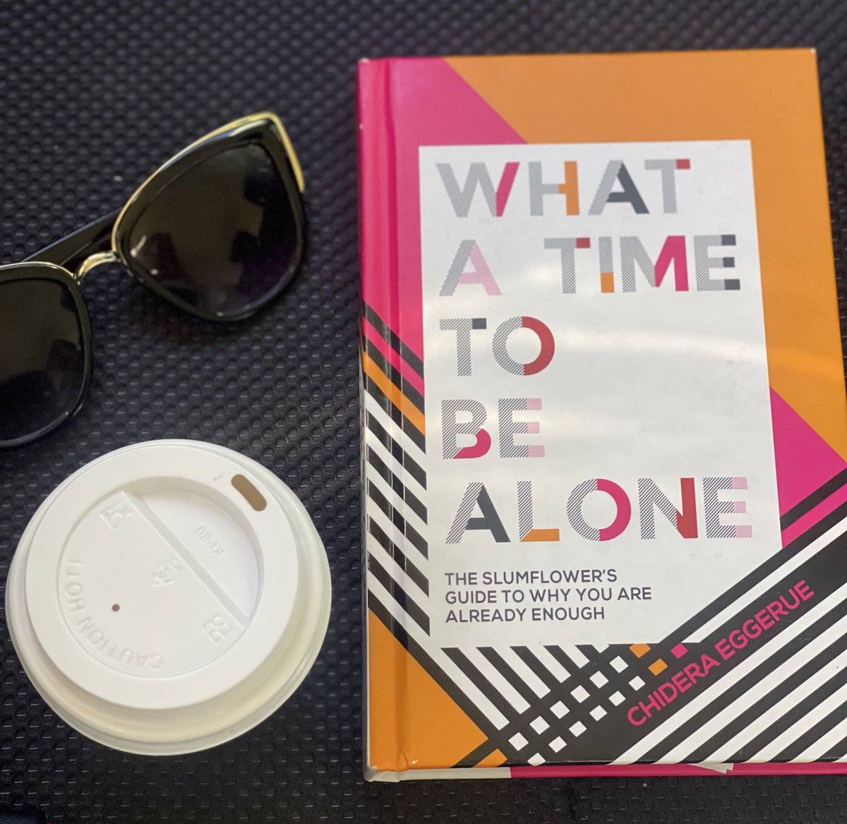 It’s 16:32 and all I’ve had is a cup of coffee 🤦🏾‍♀️ I’m re-reading What A Time To Be Alone by Chidera Eggerue aka @TheSlumFlower 🌺 I highly recommend this book for men and women of all ages. I purchased mine in 2018 or so from The Book Den in Windhoek.