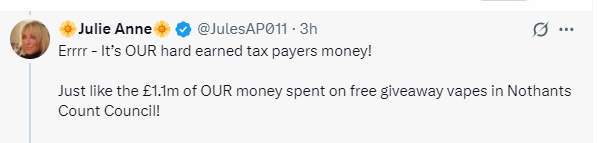 <a href="/JulesAP011/">🌼Julie Anne🌼</a> <a href="/jpowls/">Jon Gill</a> North Northamptonshire Council wasn't what you said though was it?