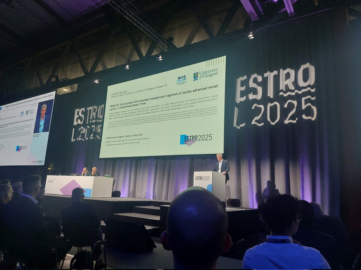Ross McMahon (@rk_mcmahon) on Twitter photo Great presentation by <a href="/C_Roxburgh/">Campbell Roxburgh</a> earlier today summarising the clinical results of PRIME RT in rectal cancer. Thrilled to have been there to see it in person #ESTRO25 Great presentation by <a href="/C_Roxburgh/">Campbell Roxburgh</a> earlier today summarising the clinical results of PRIME RT in rectal cancer. Thrilled to have been there to see it in person #ESTRO25