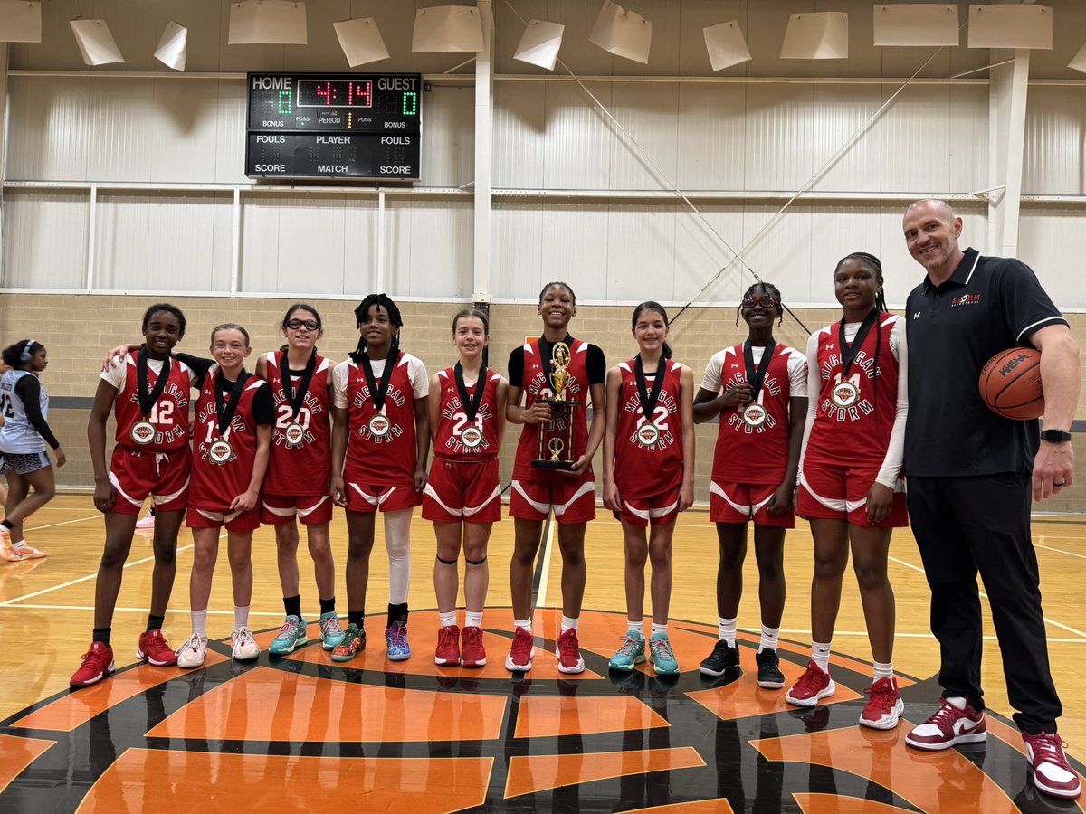 Congratulations to the Michigan Storm winning the 6th grade Gold Championship at the 2025 Cagers Invitational #cagersinvitational <a href="/stormAAU/">Michigan Storm Elite</a>