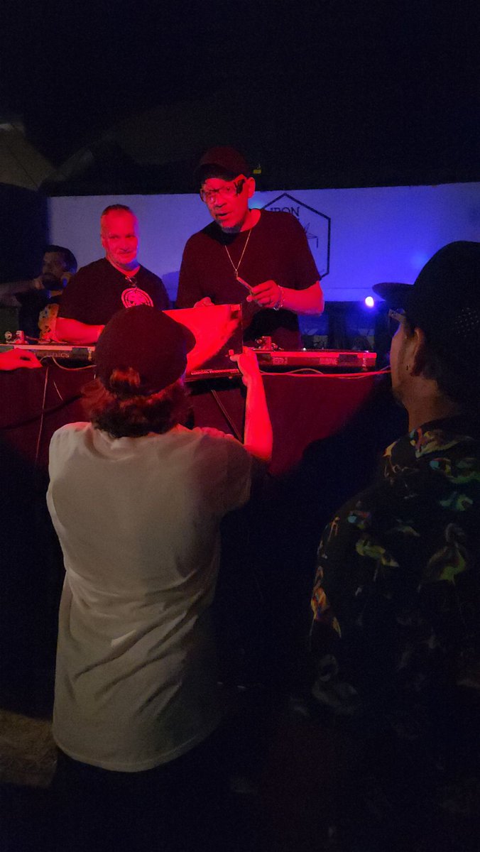 thesqrdone's tweet photo. Proud dad moment. 

Took the boy to his first ever dance music show and he wanted to see LTJ Bukem. So me and @SpookyStepMom made it happen. Kid loved everything about it and even got to meet the legend himself and get his rare vinyl signed. 

Core memory achieved. https://t.co/XHAPeLbVHU