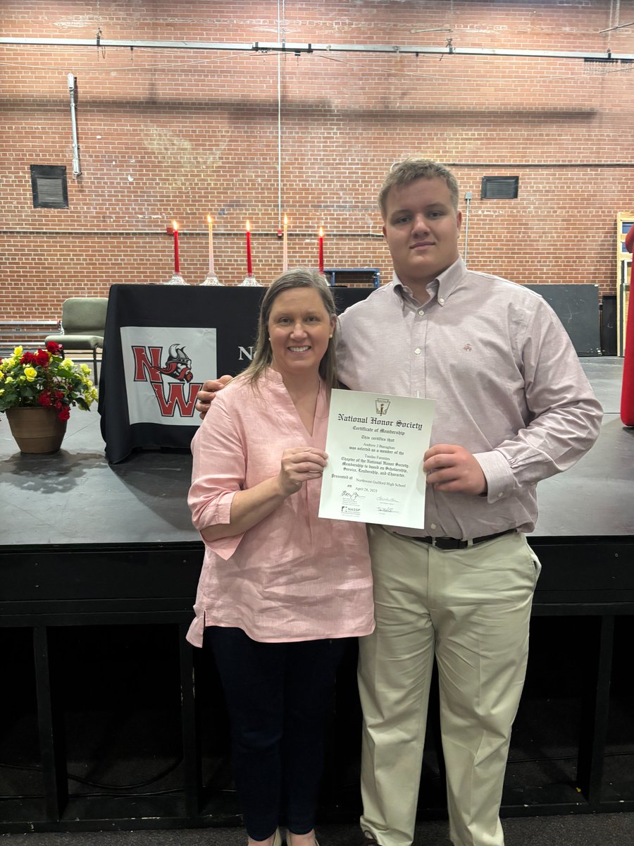 DrewBanaghan's tweet image. Blessed to be inducted into the National Honor Society at Northwest Guilford Highschool!